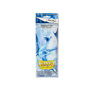 Dragon Shield Sleeves: Perfect Fit Standard Sealable - Clear 100CT
