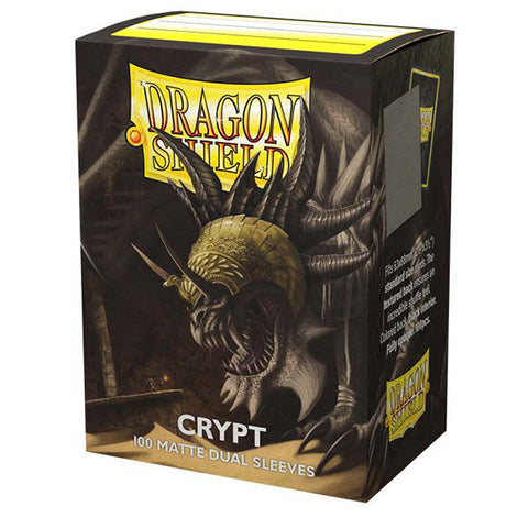 Dragon Shield Sleeves: Standard Matte Dual - Crypt 100 CT