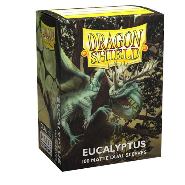FOX -Dragon Shield Sleeves: Standard Matte Dual - Eucalyptus 100 CT