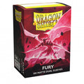 FOX -Dragon Shield Sleeves: Standard Matte Dual - Fury 100 CT