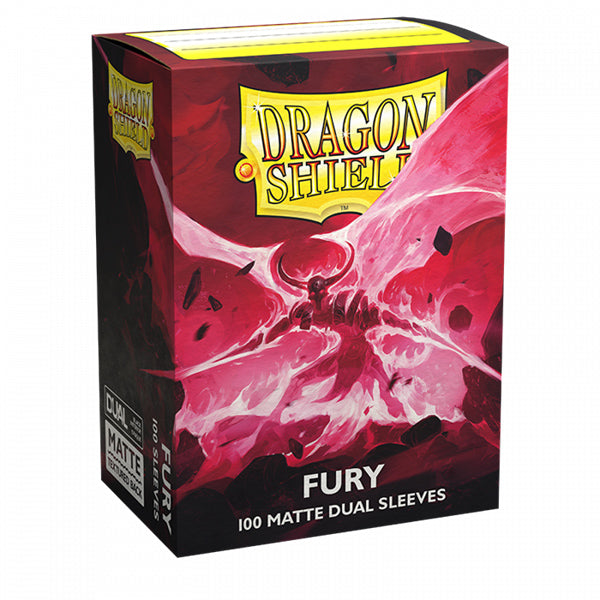 FOX -Dragon Shield Sleeves: Standard Matte Dual - Fury 100 CT