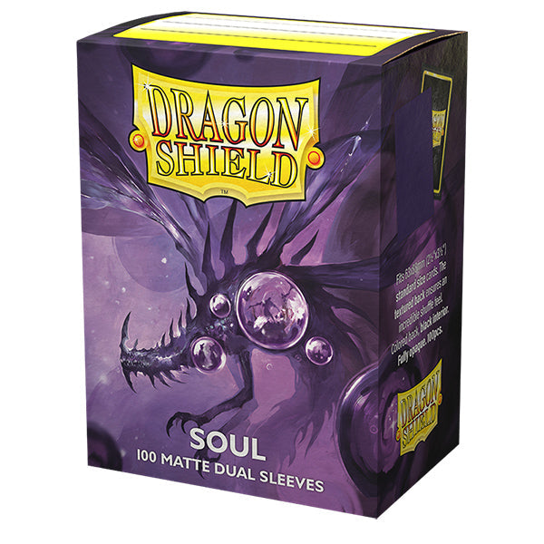 FOX -Dragon Shield Sleeves: Standard Matte Dual - Soul 100 CT