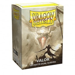 FOX -Dragon Shield Sleeves: Standard Matte Dual - Valor 100 CT