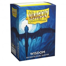 FOX -Dragon Shield Sleeves: Standard Matte Dual - Wisdom 100 CT