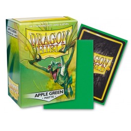 FOX -Dragon Shield Sleeves: Standard Matte - Apple Green 100CT