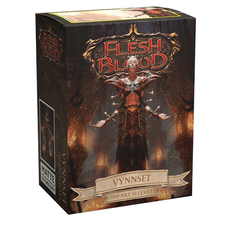 FOX -Dragon Shield Sleeves: Standard Matte Art Flesh and Blood - Vynnset 100CT
