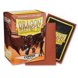 FOX -Dragon Shield Sleeves: Standard Matte - Copper 100CT