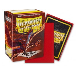 FOX -Dragon Shield Sleeves: Standard Matte - Crimson 100CT