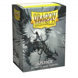 FOX -Dragon Shield Sleeves: Standard Matte Dual - Justice 100CT