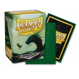 FOX -Dragon Shield Sleeves: Standard Matte - Emerald 100CT