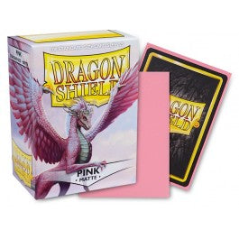 FOX -Dragon Shield Sleeves: Standard Matte - Pink 100CT