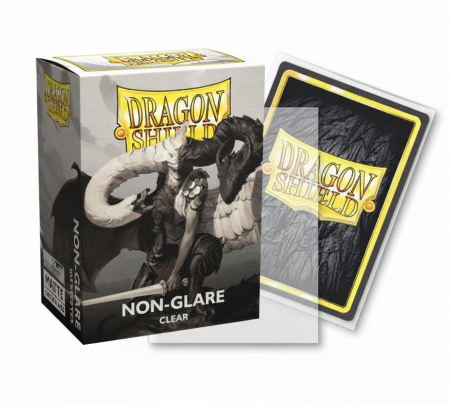FOX -Dragon Shield Sleeves: Standard Non-Glare Matte - Clear 100CT