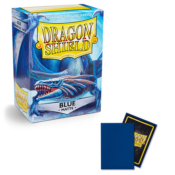FOX -Dragon Shield Sleeves: Standard Matte - Blue 100CT