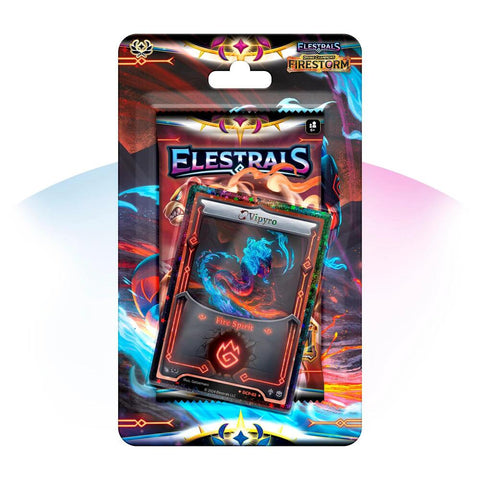 Elestrals - Firestorm Blister Pack with Reverse Stellar Vipyro