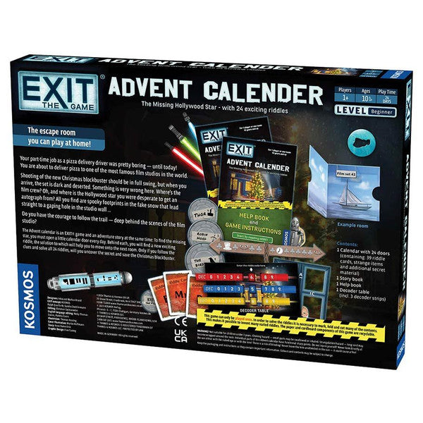 FOX -EXIT: Advent Calendar - The Missing Hollywood Star