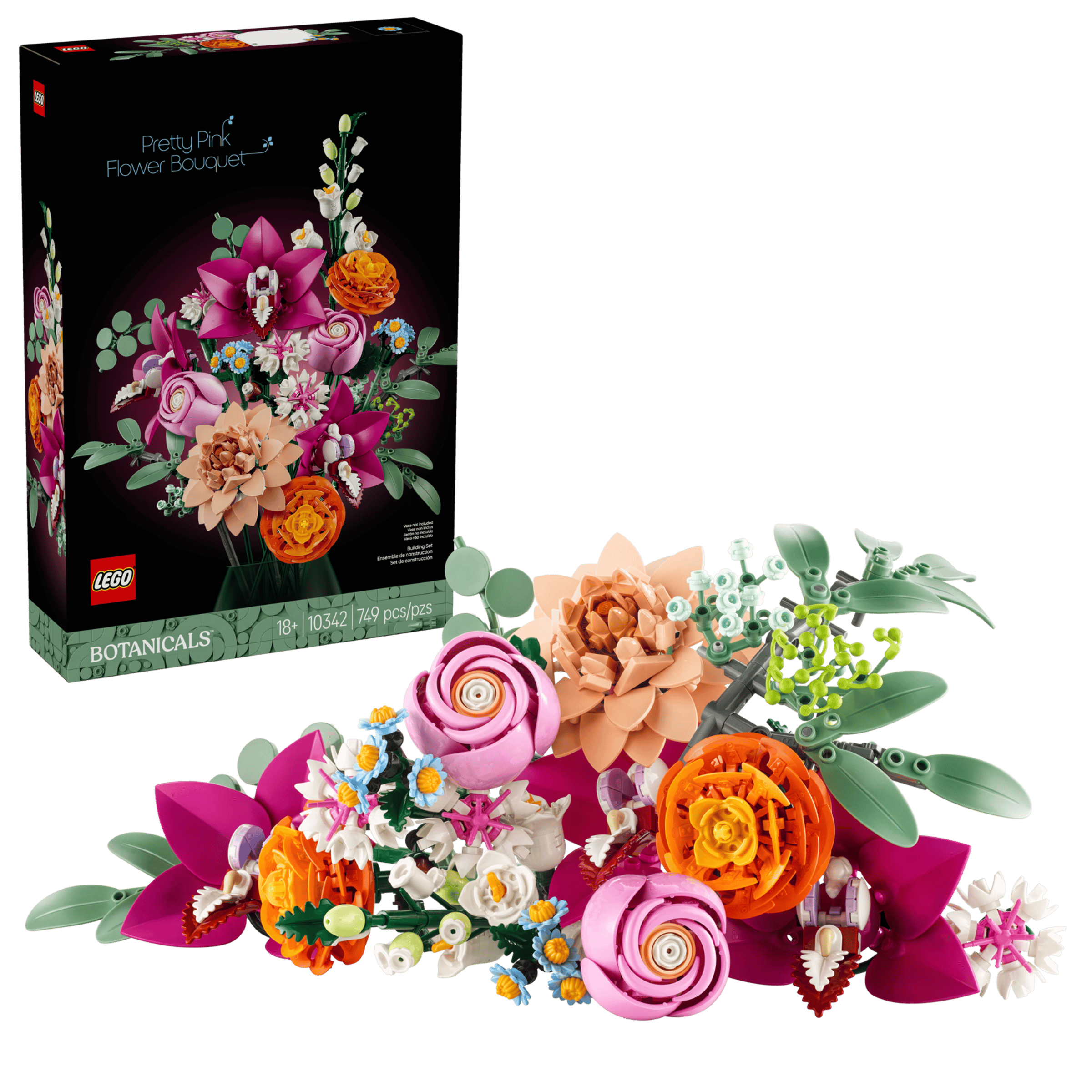 FOX -LEGO Botanicals Pretty Pink Flower Bouquet
