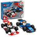 FOX -LEGO City F1 Williams Racing and Haas F1 Race Cars