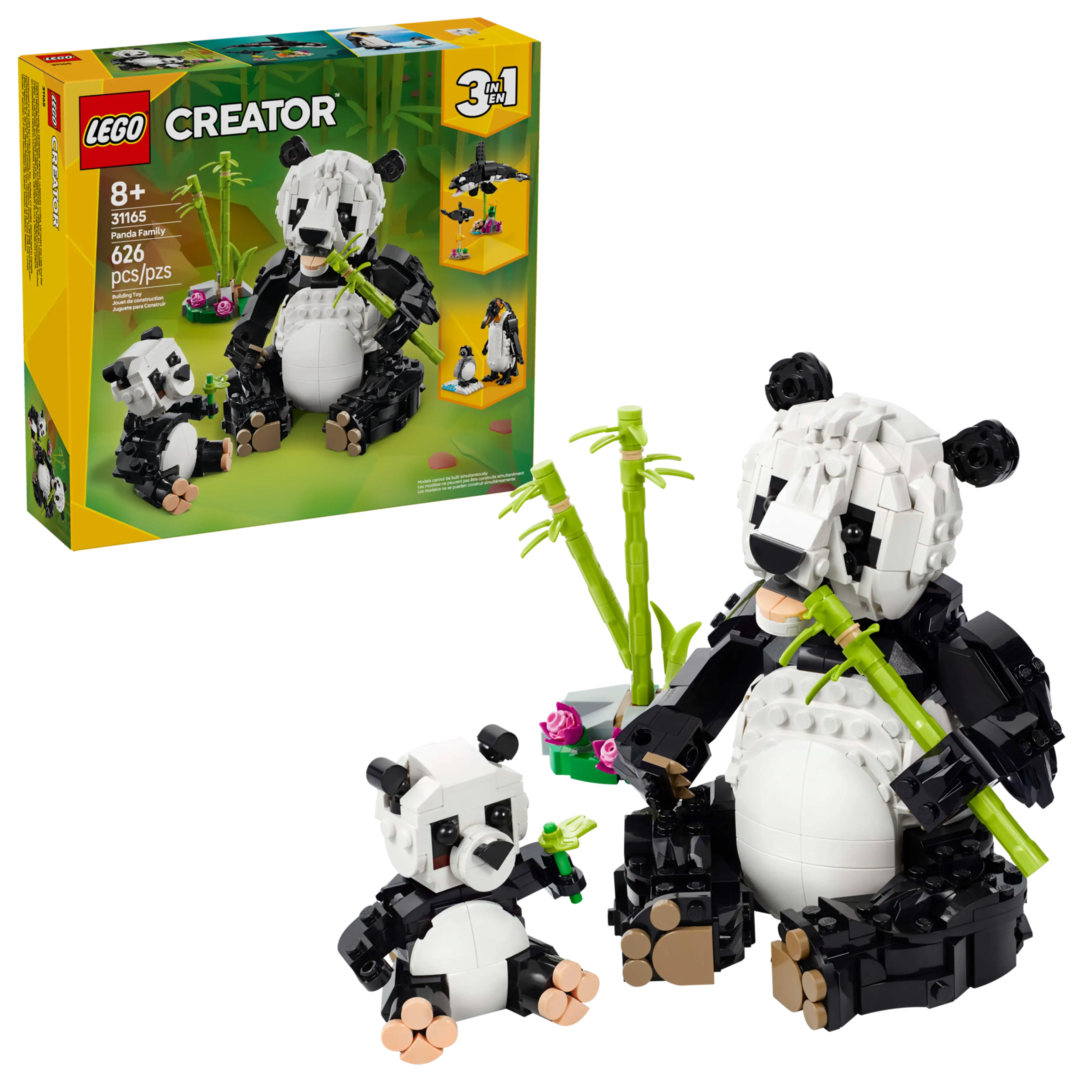 FOX -LEGO Creator Wild Animals Panda Family