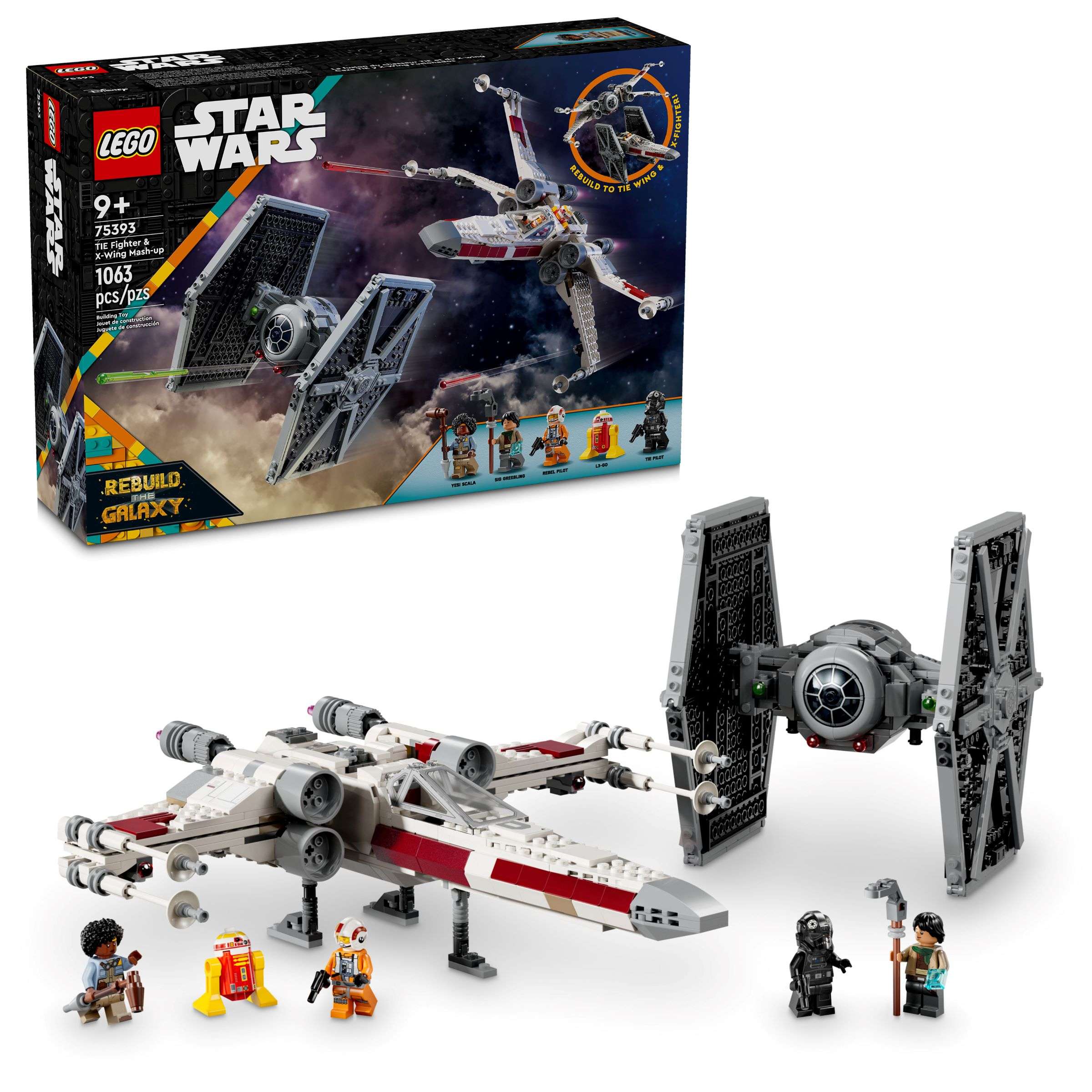 FOX -LEGO Star Wars TIE Fighter and X-Wing Mash-up