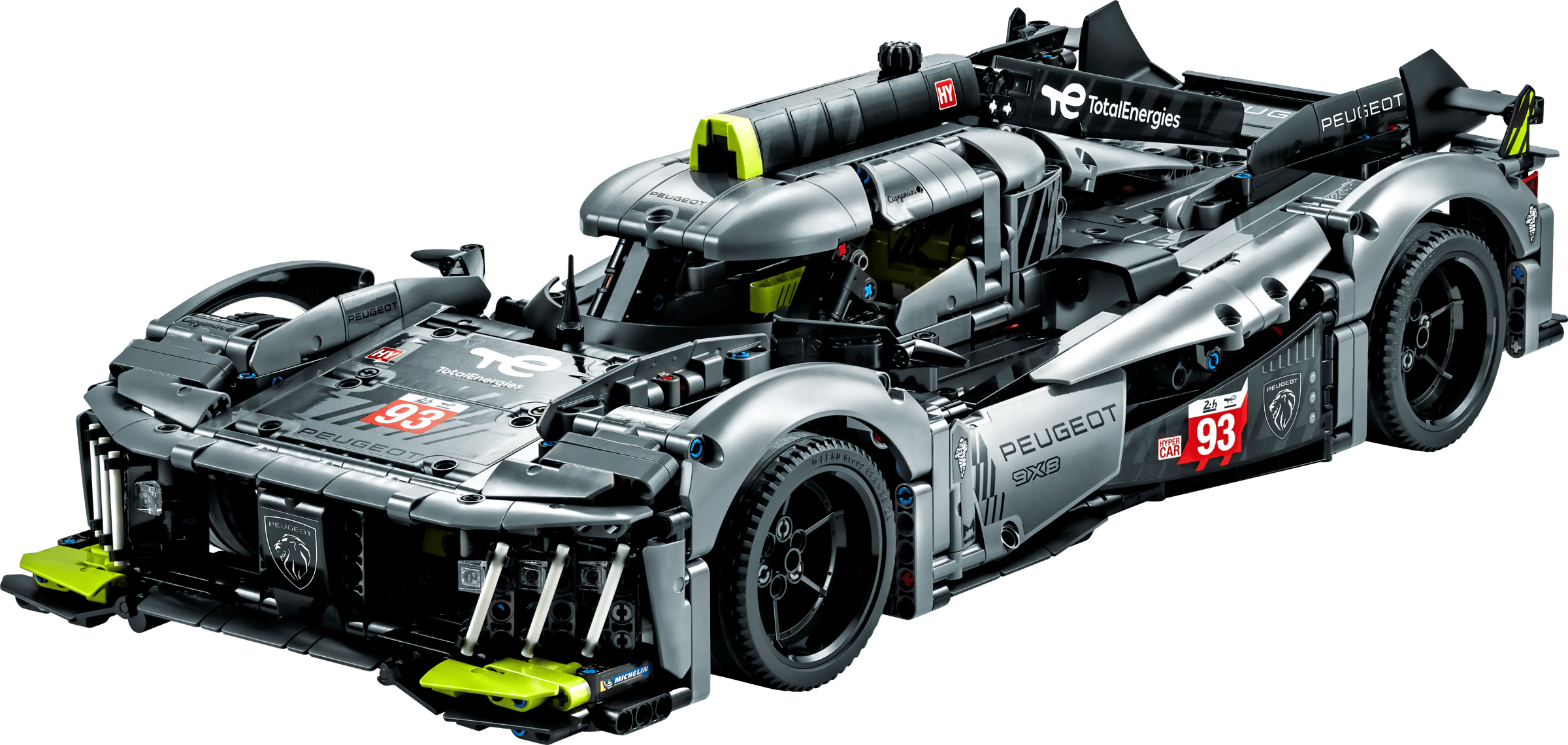 FOX -LEGO Technic PEUGEOT 9X8 24H Le Mans Hybrid Hypercar
