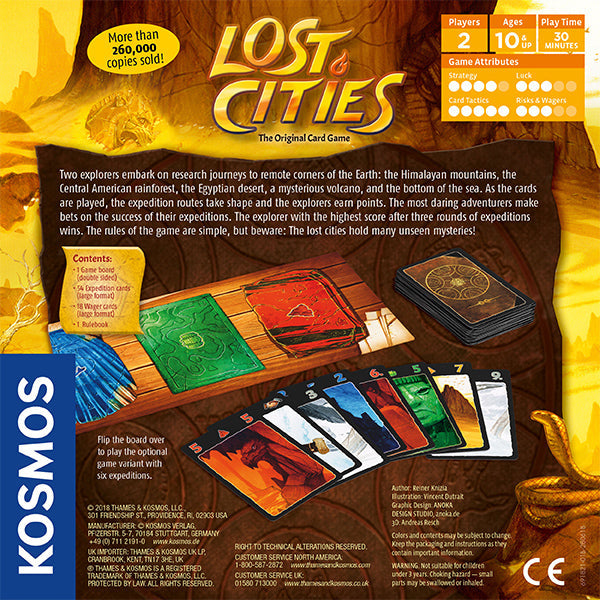 FOX -Lost Cities: Card Game (with 6th Expedition)