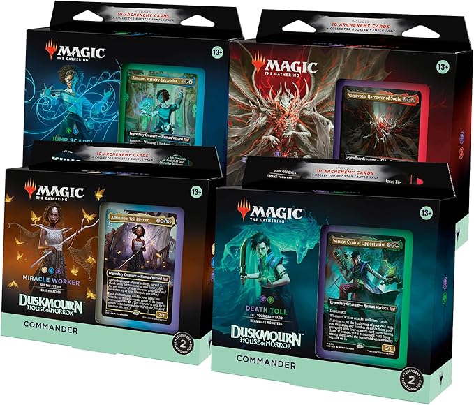 FOX -Magic: The Gathering - Duskmourn House of Horror - Commander Decks (Set of 4)