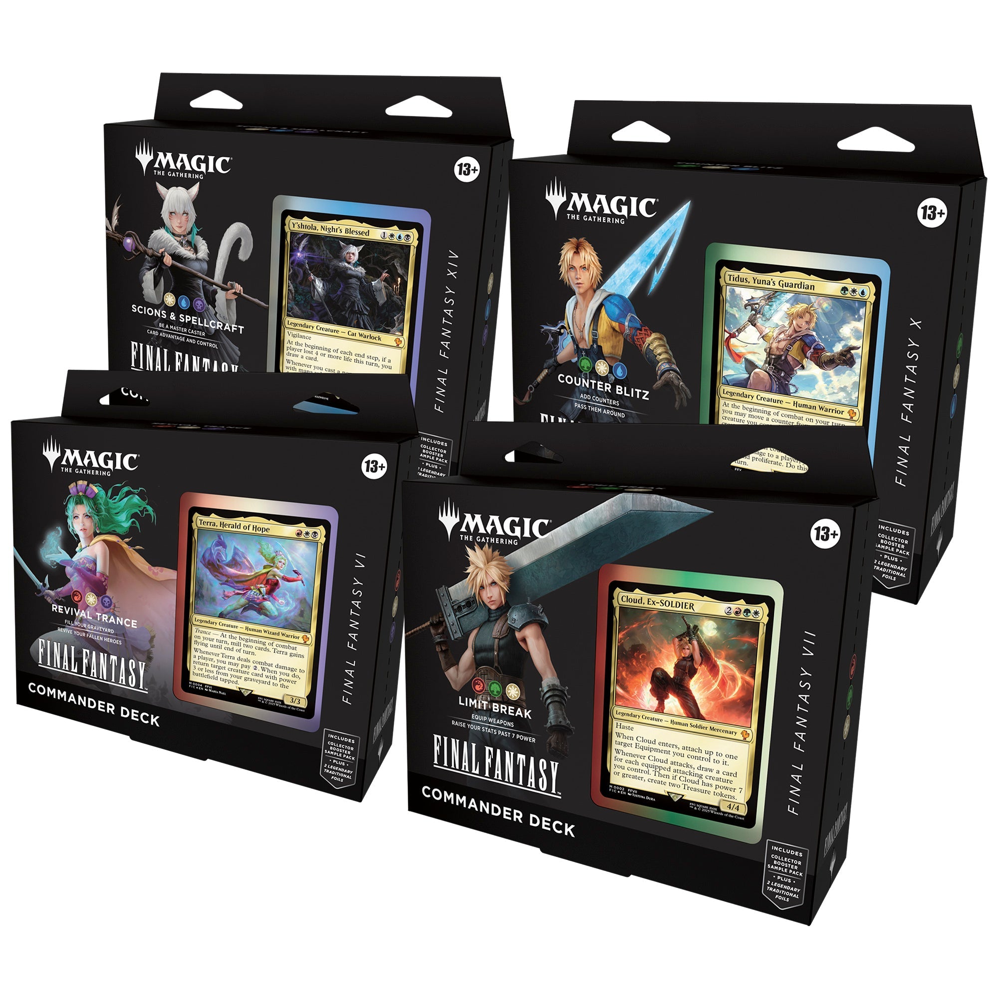 FOX -Magic: The Gathering - Final Fantasy Commander Deck (Set of 4)