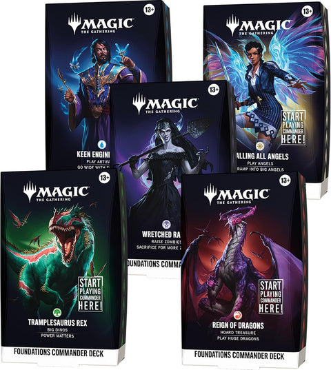 Magic: The Gathering - Foundations Commander Decks (Set of 5) (PRE-ORDER)