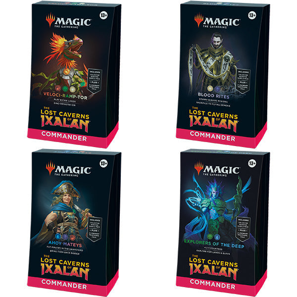 FOX -Magic: The Gathering - Lost Caverns of Ixalan - Commander Decks (Set of 4)