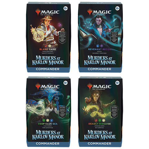 Magic: The Gathering - Murders at Karlov Manor - Commander Decks (Set of 4)