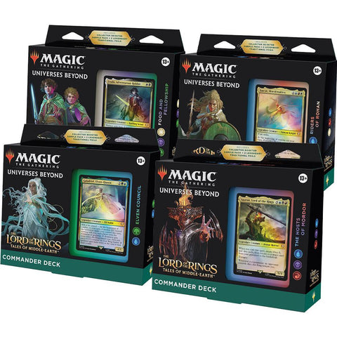 Magic: The Gathering - The Lord of the Rings: Tales of Middle-Earth Commander Decks (Set of 4)