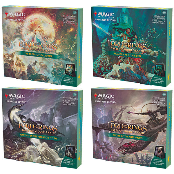 FOX -Magic: The Gathering Universes Beyond - Lord of the Rings: Tales of Middle-Earth Scene Boxes (Set of 4)