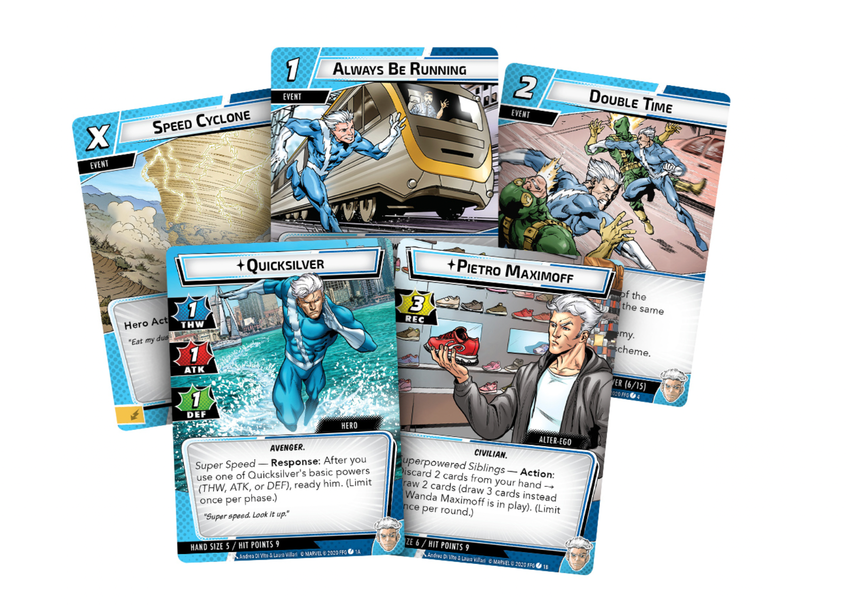 FOX -Marvel Champions: The Card Game - Quicksilver Hero Pack