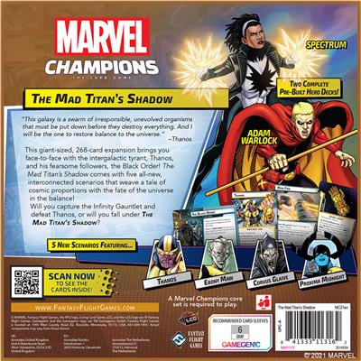 FOX -Marvel Champions: The Card Game - The Mad Titan's Shadow Expansion