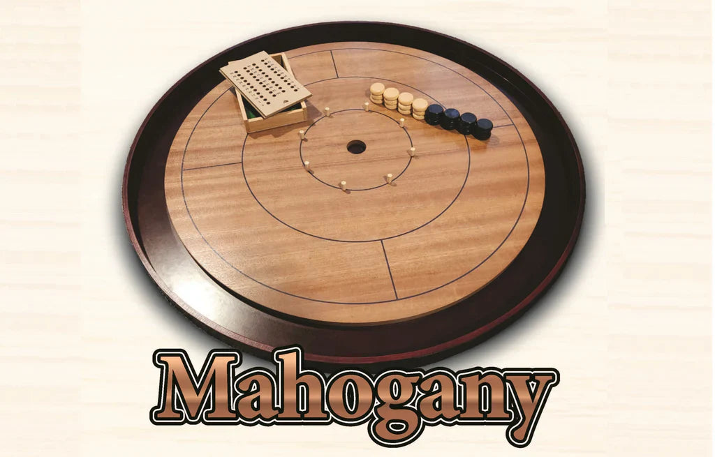 FOX -Mayday Games Mahogany Tournament Edition Crokinole Board 2024