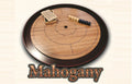 FOX -Mayday Games Mahogany Tournament Edition Crokinole Board 2024