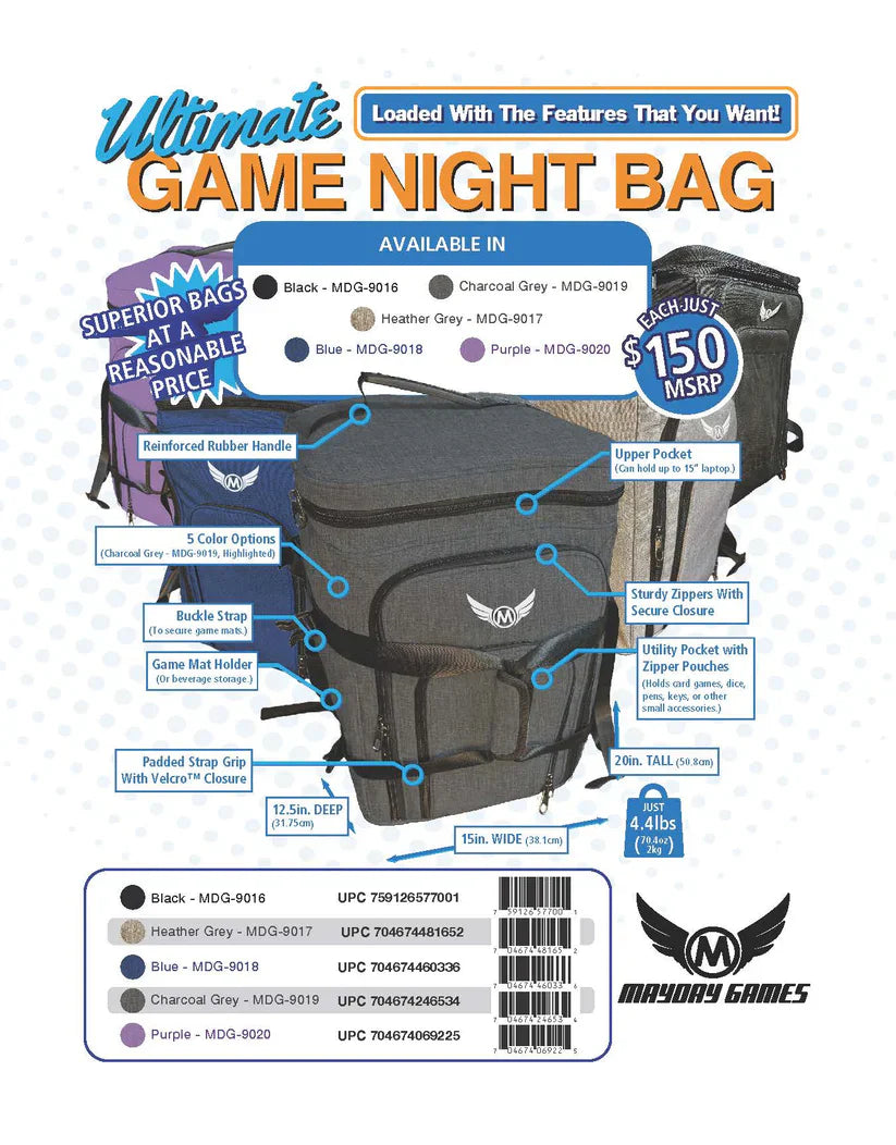 FOX -Mayday Games Ultimate Game Night Bag