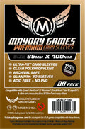 FOX -Mayday Games Premium Card Sleeves 65mm x 100mm Magnum Copper (80) MDG7106