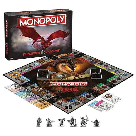 FOX -Monopoly: Dungeons and Dragons Edition (Ding & Dent) [Severe Damage]