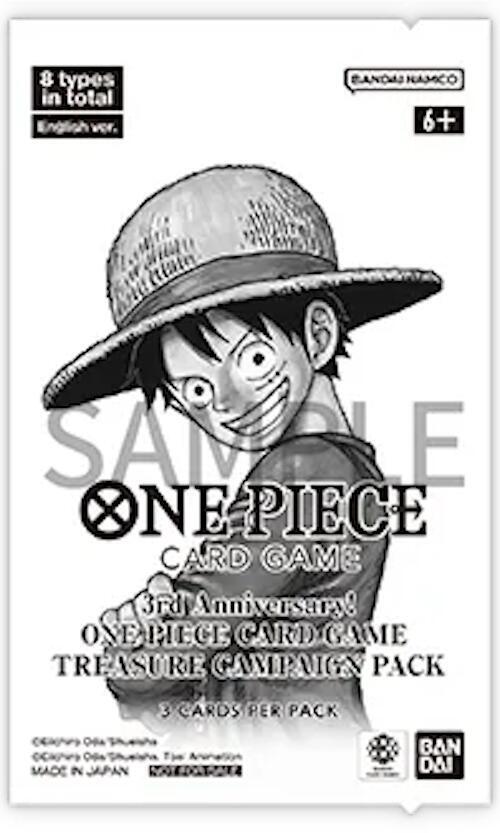 FOX -One Piece: 3rd Anniversary Treasure Campaign Pack