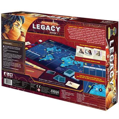 FOX -Pandemic: Legacy Season 1  (Red Edition)