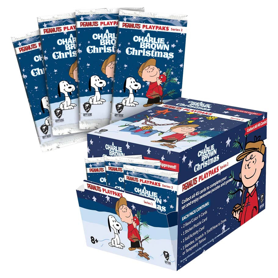 FOX -Peanuts Playpaks: A Charlie Brown Christmas Gravity Feed Box