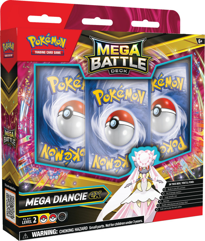 FOX -Pokemon: Mega Battle Deck - Mega Gengar & Diancie EX (Set of 2)