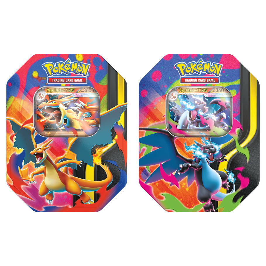 FOX -Pokemon: Mega Charizard Tin (Set of 2)