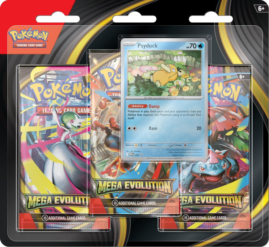 FOX -Pokemon: Mega Evolution ME1 3 Pack Blister