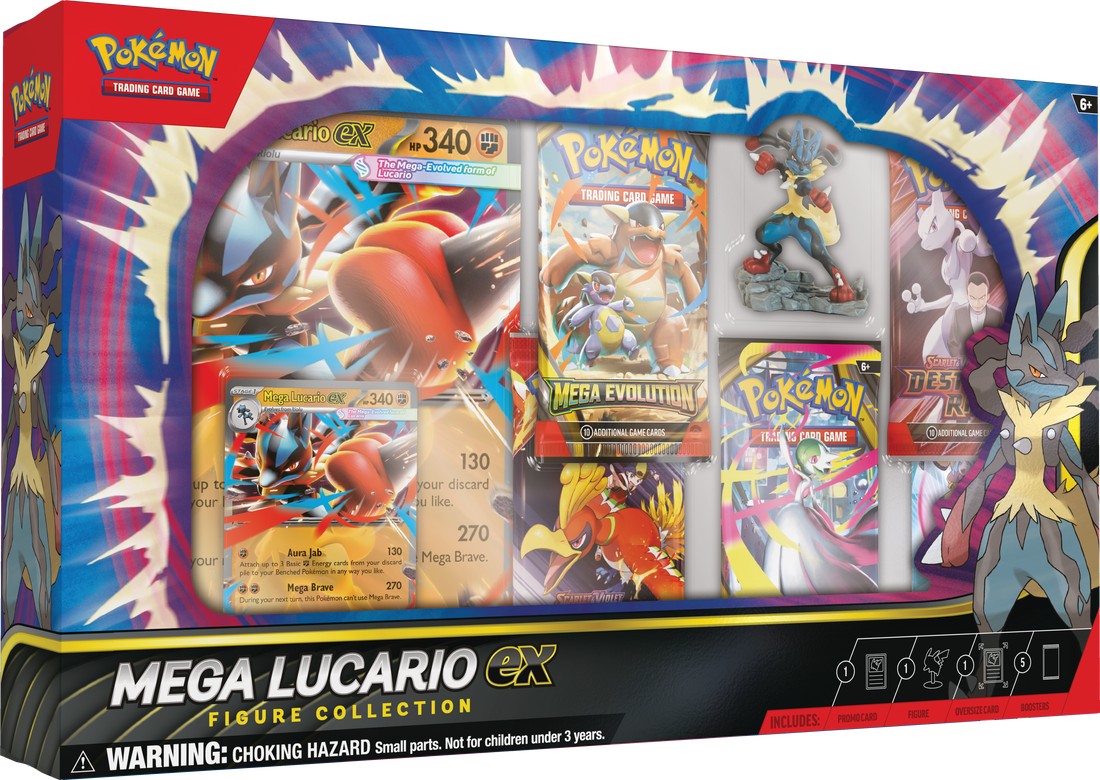 FOX -Pokemon: Mega Lucario EX Figure Collection