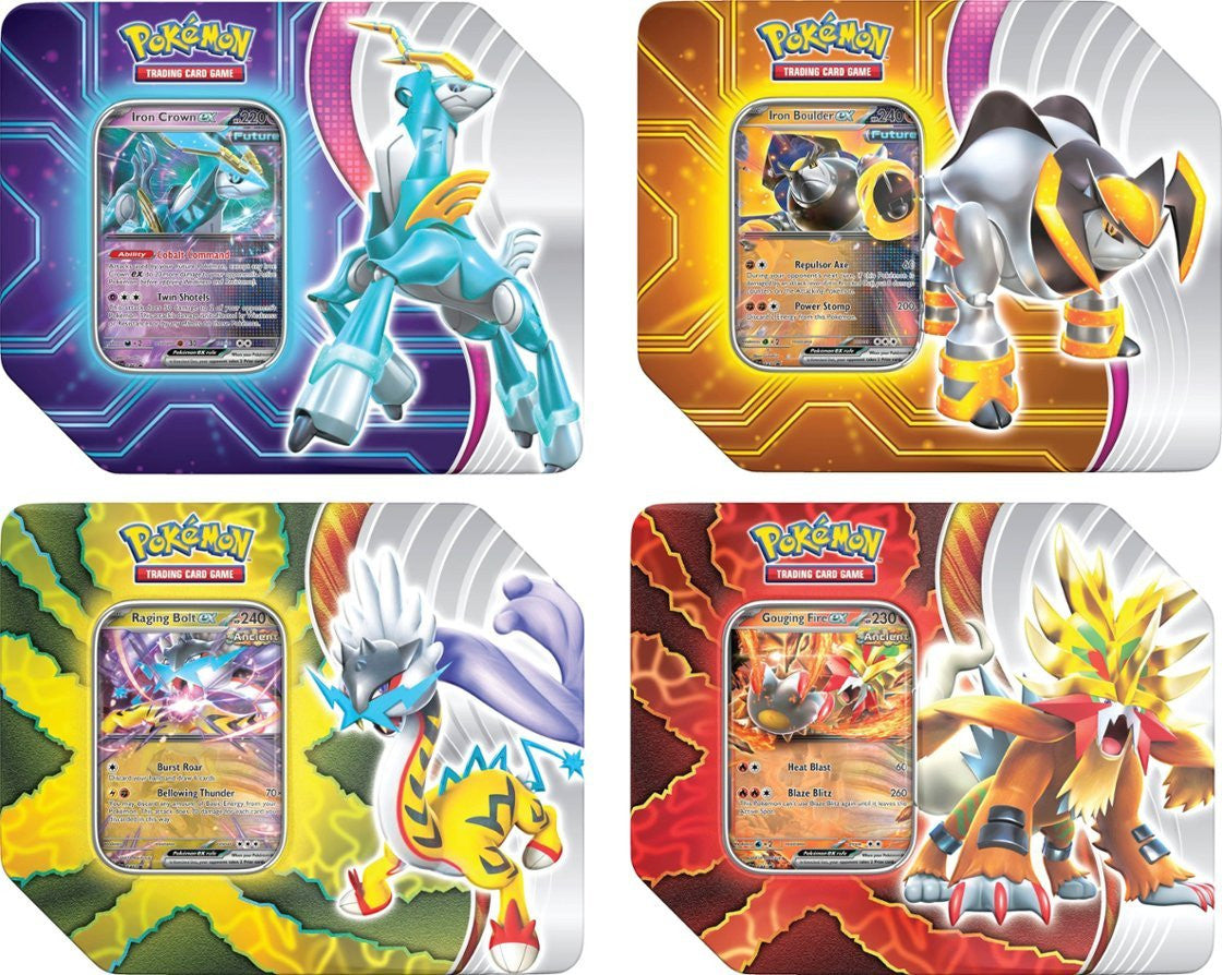 FOX -Pokemon: Paradox Destinies Tin (Set of 4)