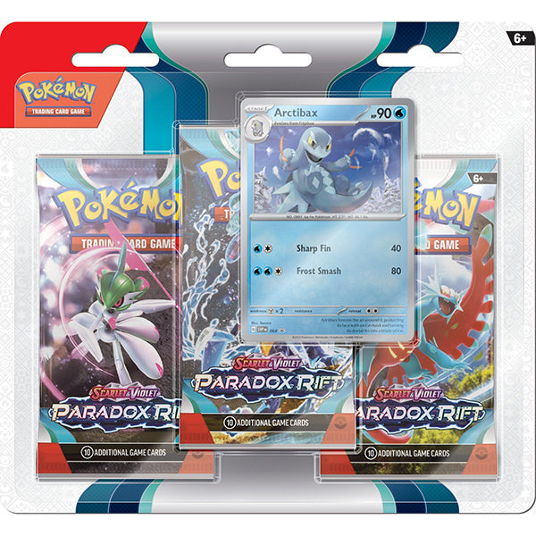 FOX -Pokemon: Scarlet & Violet 04 - Paradox Rift 3 Booster Pack Blister