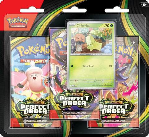 Pokemon: Mega Evolution 3 - Perfect Order 3 Pack Blister