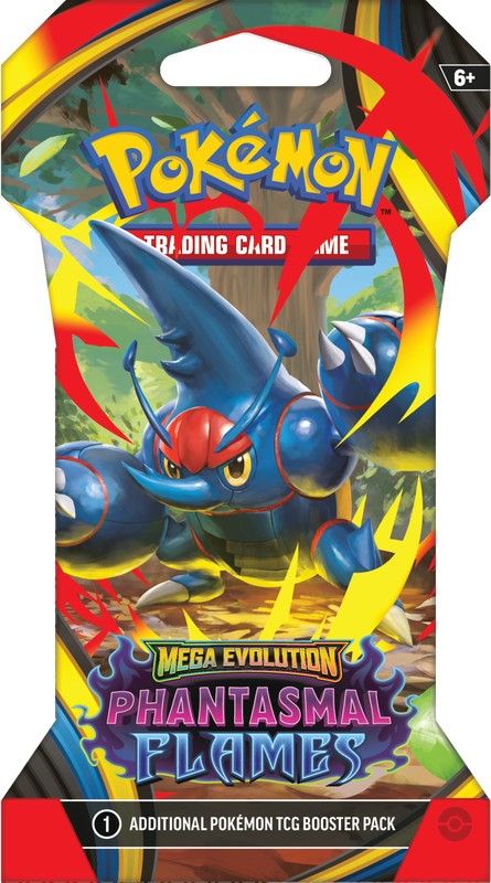 FOX -Pokemon: Phantasmal Flames ME2 Sleeved Booster Pack